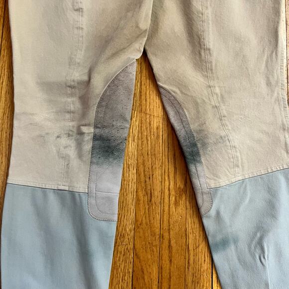 Ariat Pants Beige Womens 34 Equestrian Riding Breeches Stretch Cotton Blend - Picture 4 of 10